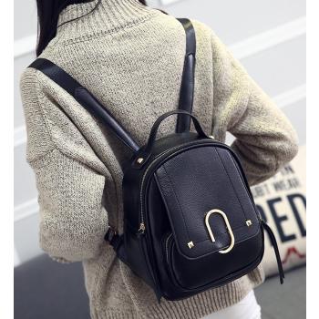 Fashion Korean Style Backpack Soft Surface Leather Case