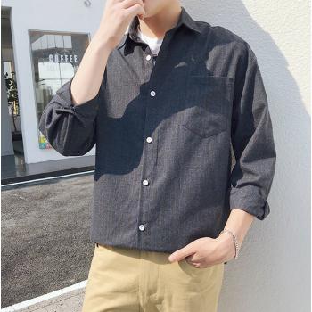 Plus Velvet Handsome Thermal Thick Shirt For Men