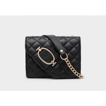 Quilted Messenger Bag Korean Style Shoulder Bag For Women