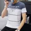 Youth Stripe Cotton Korean Style Mixed Colors T-Shirt